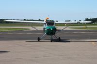 N41AH @ MRT - Arriving at the Marysville, Ohio fly-in breakfast. - by Bob Simmermon