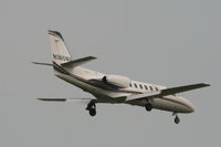 N365WA @ EBBR - several seconds before landing on rwy 02 - by Daniel Vanderauwera