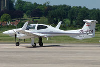 OE-FYA @ EGKA - Diamond DA42 Twinstar at Shoreham Airport - by Terry Fletcher