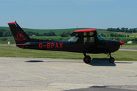 G-BPAX @ EGKA - Cessna 150M at Shoreham Airport - by Terry Fletcher