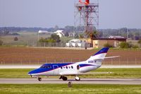 N106TW @ CID - Taxiing to Landmark FBO, after landing runway 27