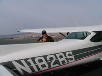 N182RS @ RNO - Happy Pilot BeechSportBill and Racer Skyland - by Bill Howard
