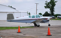 N617Q @ KCRS - Beech Bonanza parked on the hot ramp during Corsicana Airsho 09. - by TorchBCT