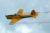 G-BNZC @ EGTH - 5. 671 Ribbon catching at Shuttleworth Summer Air Display - by Eric.Fishwick