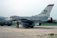 85-1402 @ EDSP - 86th TFW F-16C at Fliegerhorst Pferdsfeld - by FBE