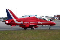 XX242 @ EGNH - Red Arrow at Blackpool Airport - by Chris Hall