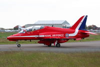 XX308 @ EGNH - Red Arrow at Blackpool Airport - by Chris Hall