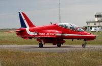 XX260 @ EGNH - Red Arrow at Blackpool Airport - by Chris Hall