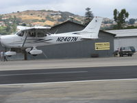 N2407N @ SZP - 2007 Cessna 172S SKYHAWK SP, Lycoming IO-360-L2A 180 Hp, landing Rwy 22-Look Ma! No prop! - by Doug Robertson