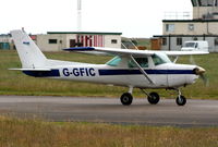 G-GFIC @ EGNH - AIRCRAFT GROUPING LTD, Cessna 152, Previous ID: G-BORI - by Chris Hall