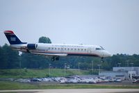 N420AW @ KCLT - CL-600 - by Connor Shepard