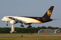 N409UP @ ORF - United Parcel Service (UPS) N409UP (FLT UPS9836) from Washington Dulles Int'l (KIAD) landing on RWY 5. - by Dean Heald