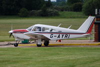 G-AYRI @ EGLM - Piper Cherokee Arrow at White Waltham - by moxy