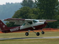 N946SF @ S43 - Snohomish Flying Service Rental C152 in flare - by Mark Peterson