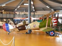 N128CX @ EBAW - Nieuport N28 N128CX Stampe & Vertongen Museum painted as USAAC 14 - by Alex Smit