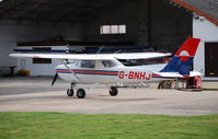 G-BNHJ @ EGLD - Cessna 152 at Denham - by moxy