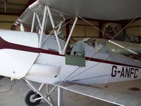 G-ANFC - UNDER RESTORATION AT CHIRK AIRFIELD - by D.J.FLEMING
