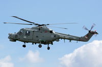 XZ697 @ EGWC - Royal Navy Lynx displaying at the Cosford Air Show - by Chris Hall