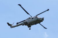 ZF562 @ EGWC - Royal Navy Lynx displaying at the Cosford Air Show - by Chris Hall