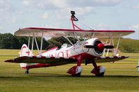 SE-BOG @ EGWC - Team Guinot Boeing Stearman displaying at the Cosford Air Show - by Chris Hall