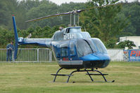 G-OAMI @ EGTB - Bell 206B at Wycombe Air Park - by Terry Fletcher