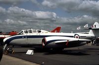 WA662 @ GREENHAM - Another view of the RAE Meteor T.7 on display at the 1981 Intnl Air Tattoo at RAF Greenham Common. - by Peter Nicholson