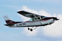G-BFZD @ EGWC - visitor from Sleap at the Cosford Air Show - by Chris Hall