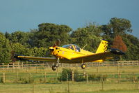 G-OPAZ @ EGTH - G-OPAZ departing Shuttleworth Collection Evening Air Display - by Eric.Fishwick
