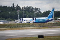 N787BA @ PAE - GETTING READY FOR FIRST FLIGHT - by elguyo18