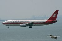 B-5142 @ VHHH - Shanghai Airlines - by Michel Teiten ( www.mablehome.com )