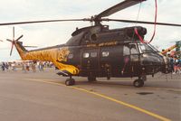 XW224 @ EGVA - Puma HC.1 of 230 Squadron at the Tiger Meet of the 1991 Intnl Air Tattoo at RAF Fairford. - by Peter Nicholson