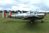 N3414G @ EGSX - Ercoupe 415C wears both G-EGHB and N3414G - by Terry Fletcher