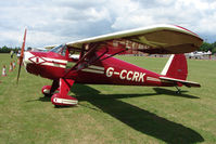 G-CCRK @ EGSX - 1946 Luscombe 8A at North Weald on 2009 Air Britain Fly-in Day 1 - by Terry Fletcher