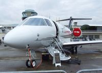 N413HB @ LFPB - Hawker Beechcraft Hawker 4000 of PEZULA at the Aerosalon 2009, Paris