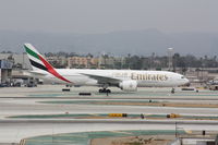 A6-EWG @ LAX - UAE215 - OMDB-KLAX - Taxiing To Gate - by Mel II