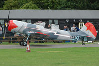 G-HAMM @ EGSX - Yak 50 at North Weald on 2009 Air Britain Fly-in Day 1 - by Terry Fletcher