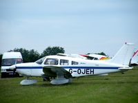 G-OJEH @ EGTB - PA-28 visiting Booker for Aero Expo - by Simon Palmer