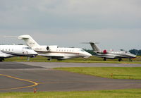 PR-FNP @ EGTK - Cessna 750 Citation 10, owned by the former Formula 1 champion Nelson Piquet - by Chris Hall