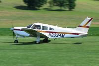 N2394M @ 2D7 - Landing on 28 at the Beach City, Ohio Father's Day fly-in. - by Bob Simmermon