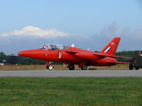 G-TIMM @ EHVK - Folland Gnat T1 G-TIMM Swept Wing painted as Royal Air Force XR111 - by Alex Smit