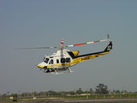 N120LA @ POC - In the air enroute to the Trauma Center - by Helicopterfriend