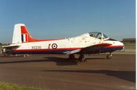 XS230 @ EGDM - Jet Provost T.5P of the Empire Test Pilots School on display at the 1992 Air Tattoo Intnl at Boscombe Down. - by Peter Nicholson