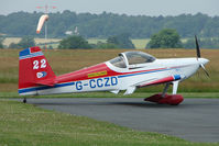 G-CCZD @ EGBO - Vans RV-7 at Wolverhampton Business Airport - by Terry Fletcher
