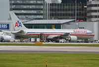 N366AA @ EGCC - American Airlines - by Chris Hall
