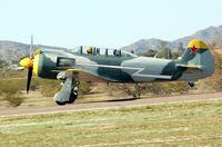 N18AW @ CGZ - YAK 11 departing the 51st Annual Cactus Fly-in, Casa Grande, AZ, March 2009 - by BTBFlyboy