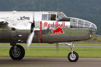 N6123C @ LOXZ - Red Bull North American B-25J Mitchell - by Juergen Postl