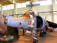 XZ991 @ EGWC - Defence College of Aeronautical Engineering BAe Harrier GR3 - by Chris Hall