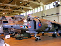 XZ991 @ EGWC - Defence College of Aeronautical Engineering BAe Harrier GR3 - by Chris Hall