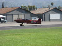 N61EF @ SZP - 1989 Forisch BUSHBY M-II MUSTANG II, Lycoming O-320 160 Hp, taxi off Rwy 22 - by Doug Robertson