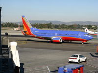 N394SW @ LAX - Southwest 1994 Boeing 737-3H4 in new colors with winglets - by Steve Nation